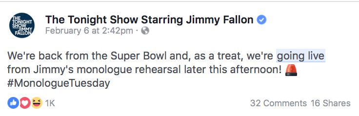 Facebook live video ads