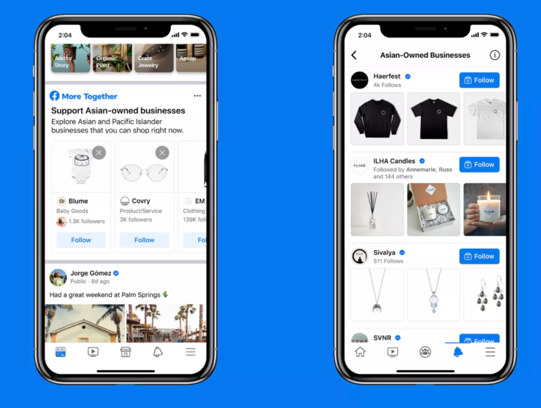 demo showing Facebook tools for Asian businesses