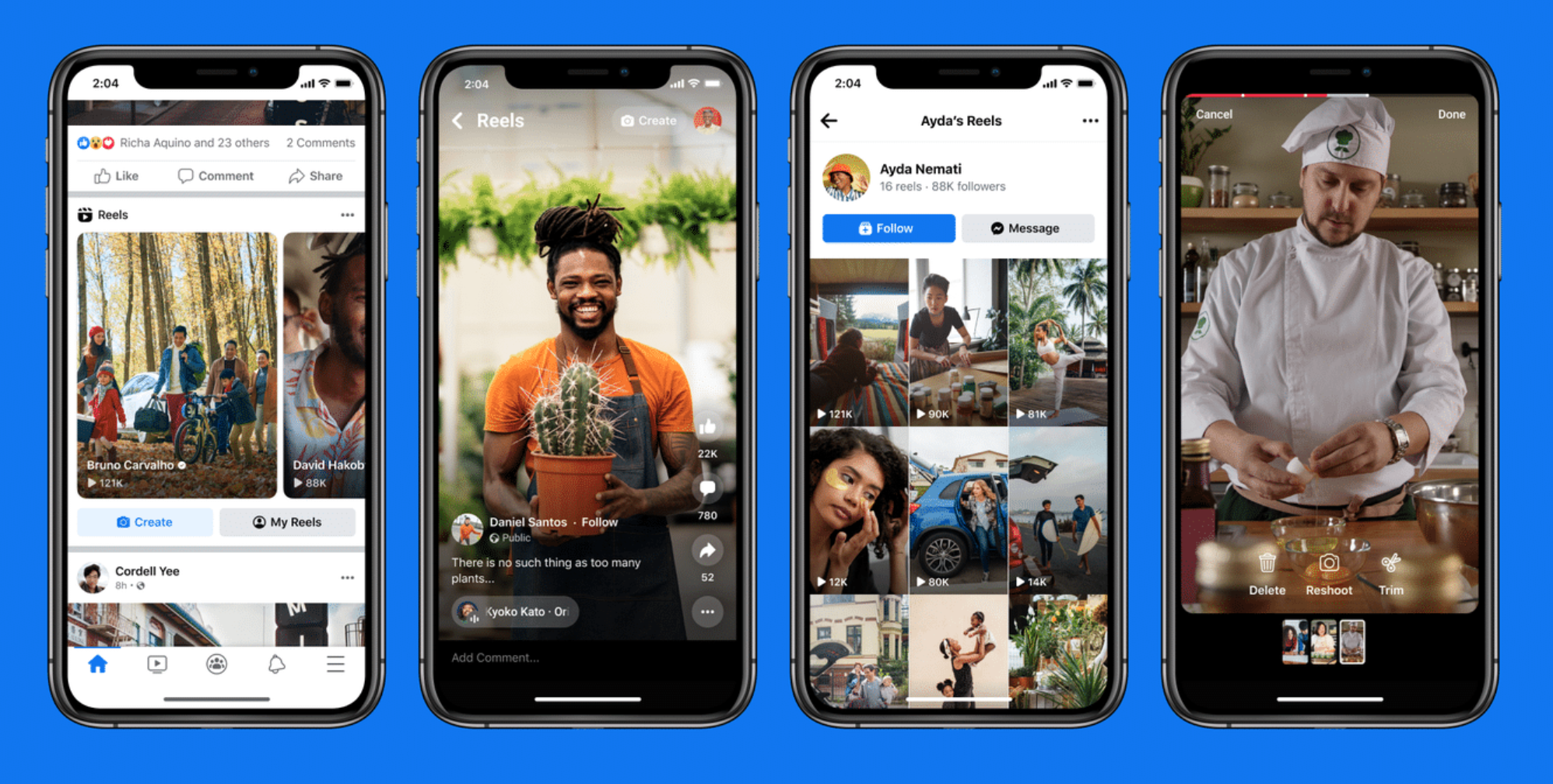 Facebook reels feature